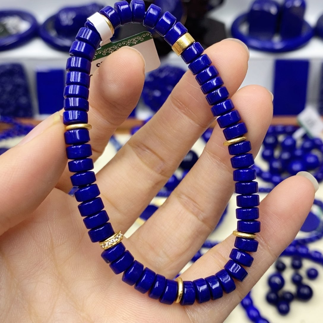 青金石手链未镶嵌