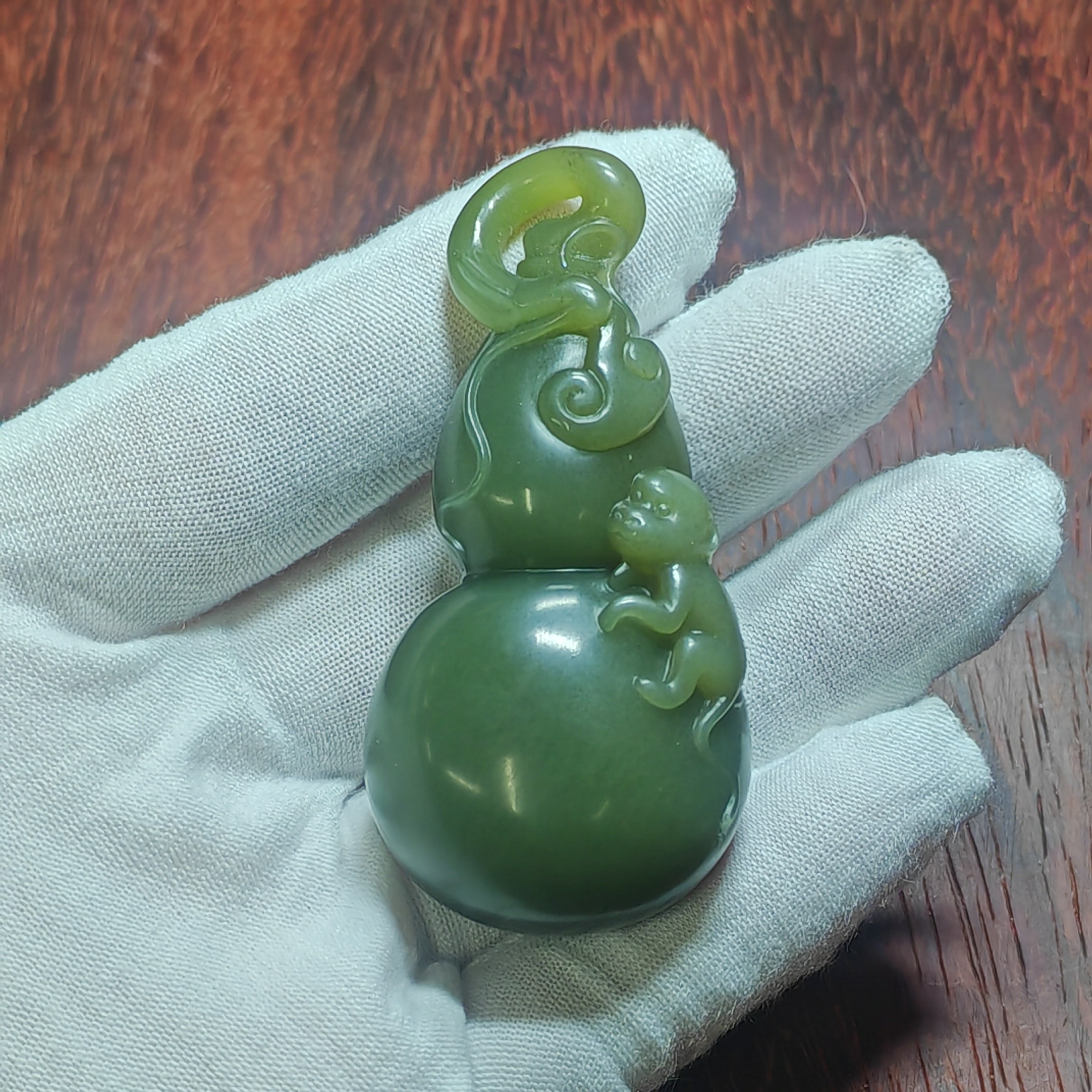 析木河磨玉葫芦寓意多子多福 福禄平安