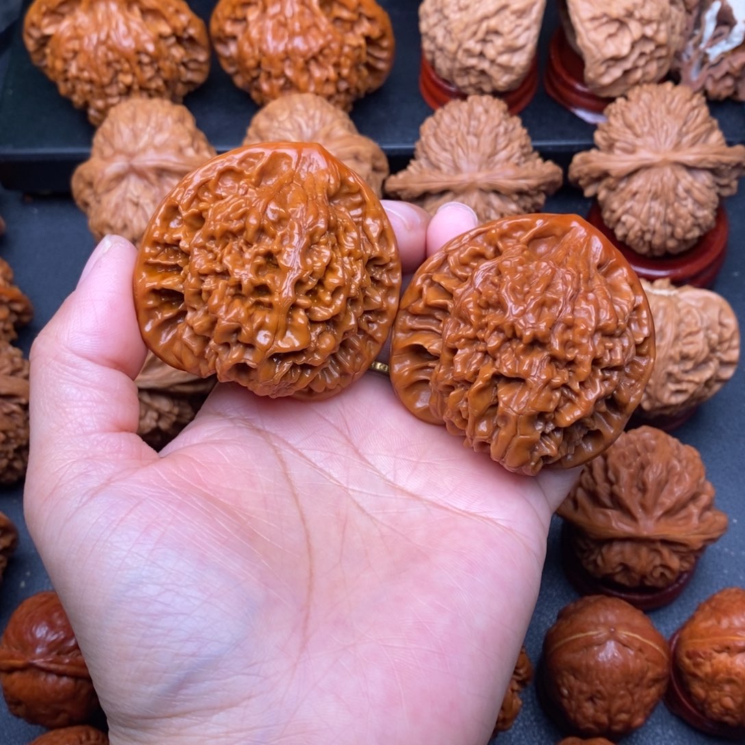 文玩核桃把件51官帽