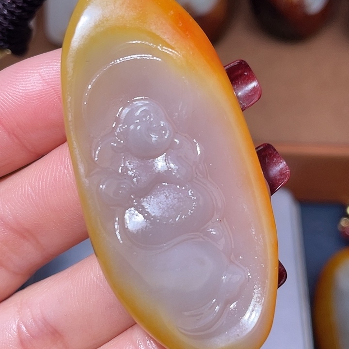 和田玉未镶嵌颈饰X7