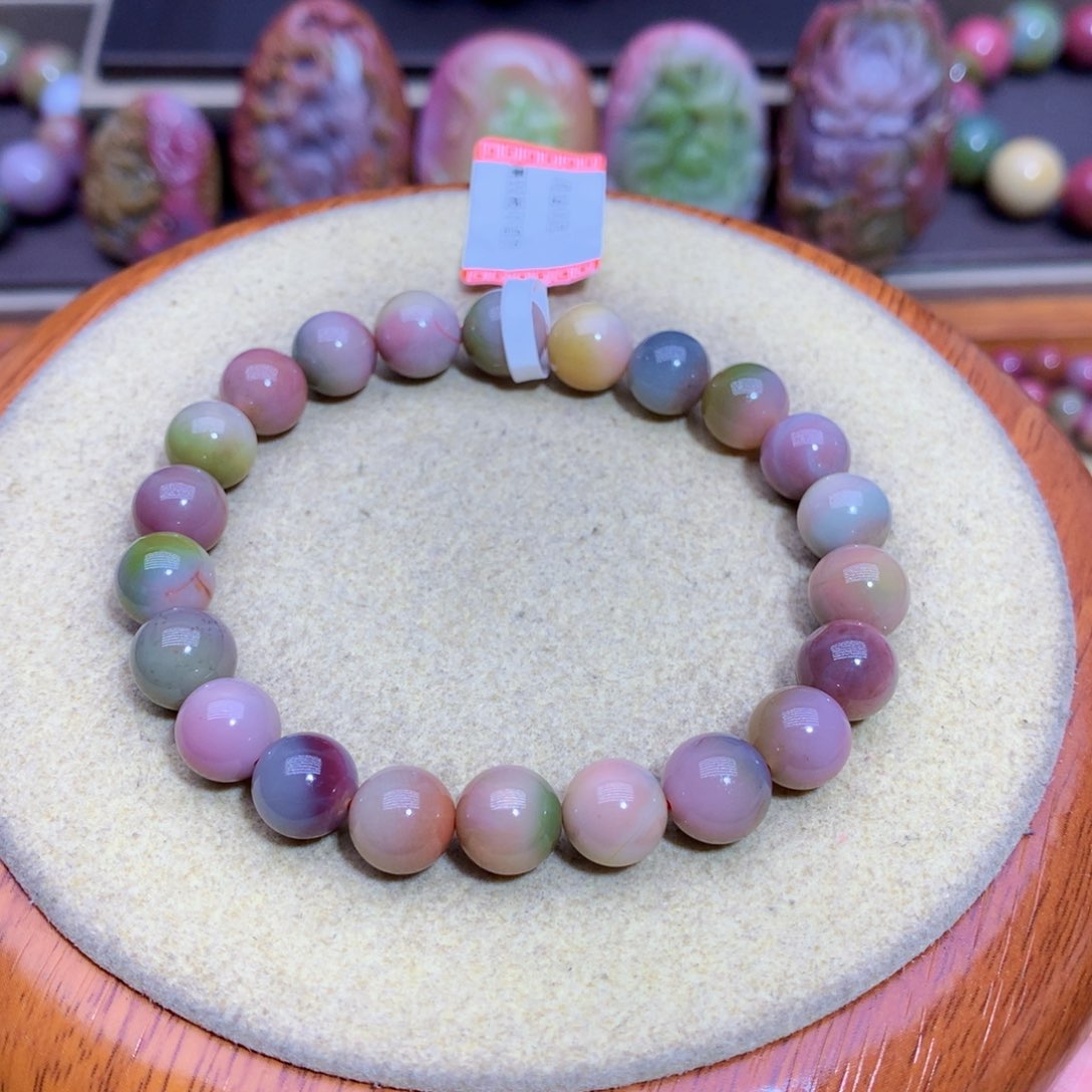 玛瑙手链未镶嵌盐源