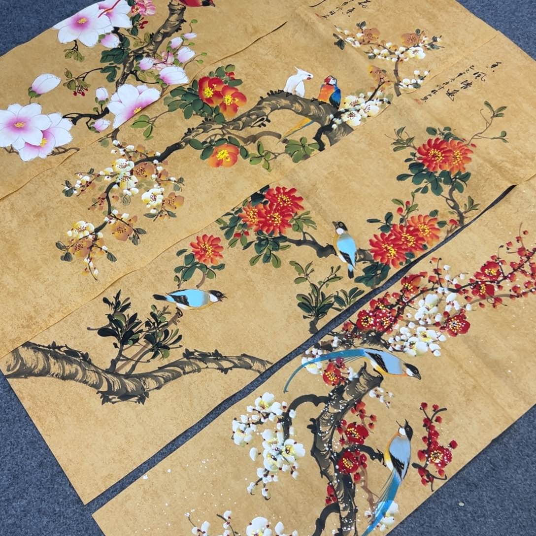 国画国画纯手绘作品