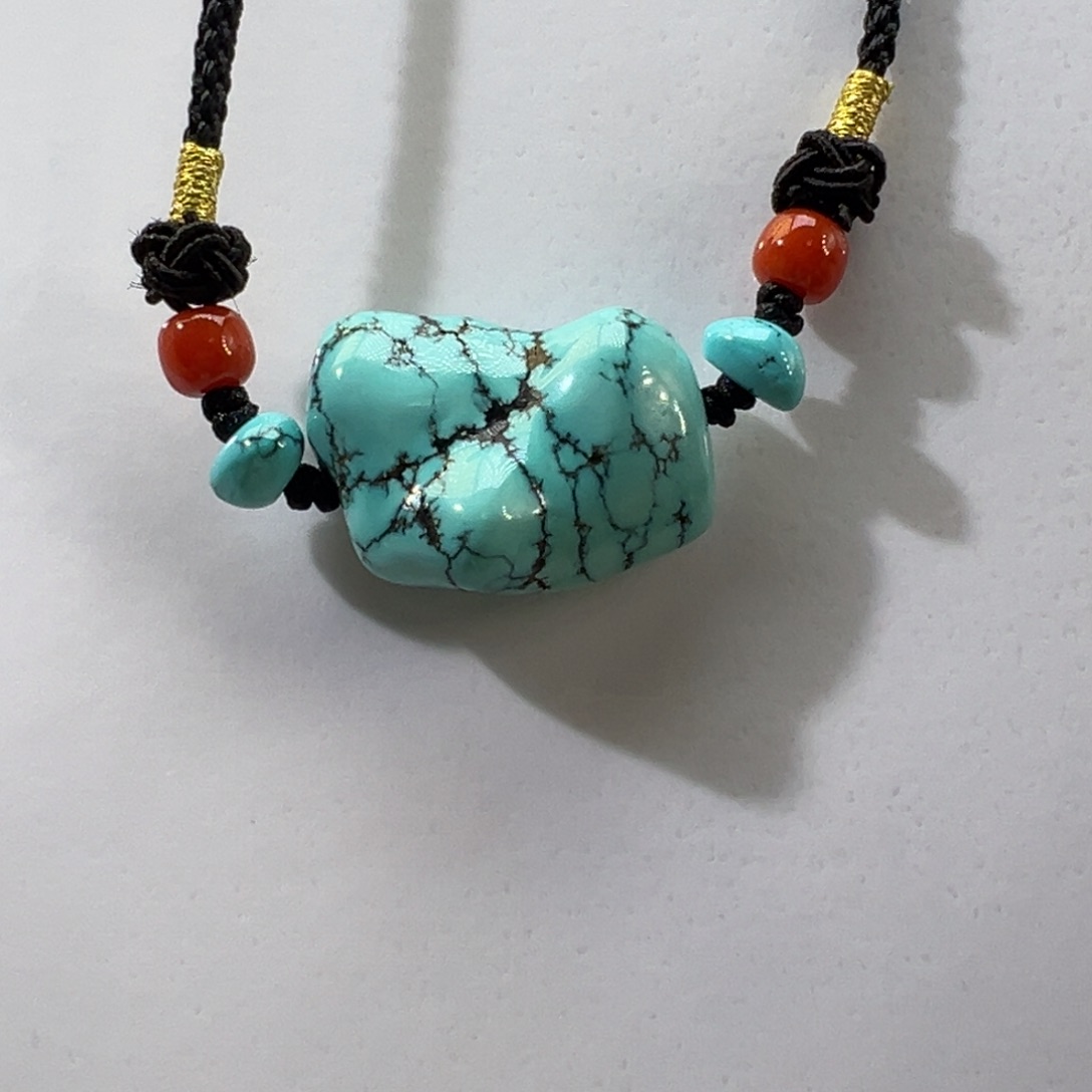 绿松石未镶嵌挂件