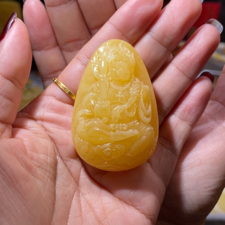 琥珀吊坠(不含链)未镶嵌