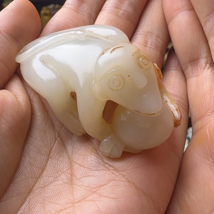 昱***馆和田玉（白玉）未镶嵌手链