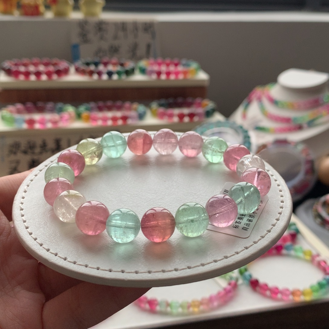 未镶嵌手链碧玺碧玺