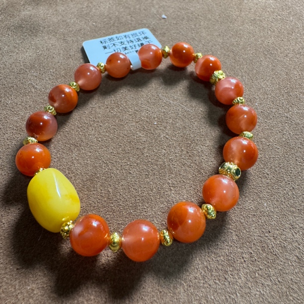 1593-南红手串卡8女款