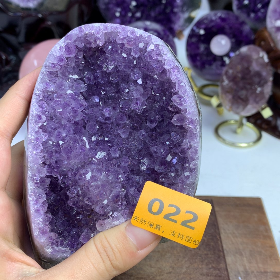 摆件紫晶未镶嵌紫晶