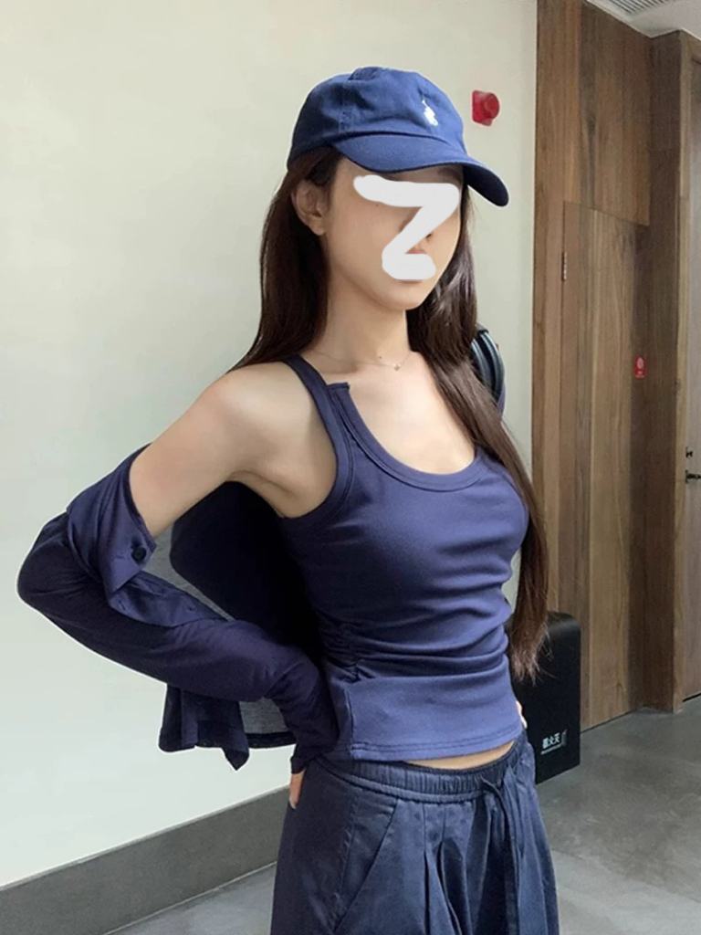 背心   捏褶工字