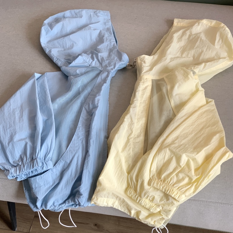 男童防晒服2025新款夏季纯色连帽轻薄透气童装外套 37752