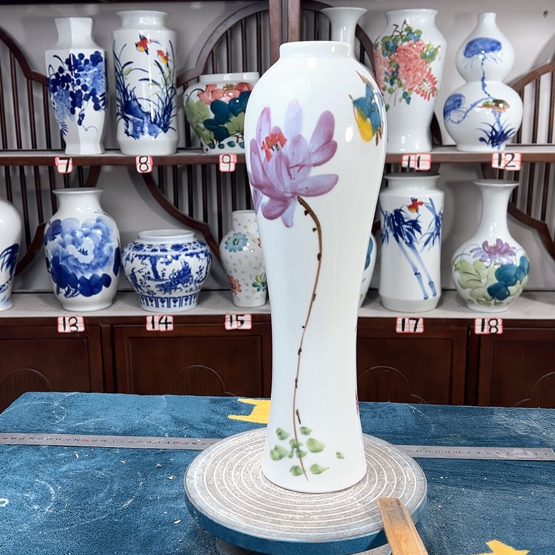 摆件景德镇陶瓷美鸟