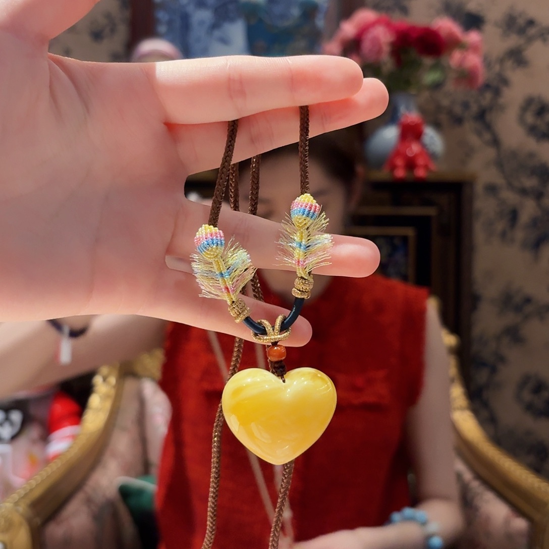 蜜蜡颈饰未镶嵌颈饰