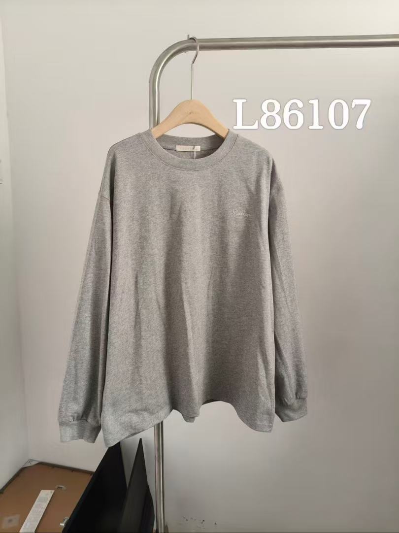 米古古 SANBARA#86107-福 正肩设计松弛感百搭简约上衣（衣长75）