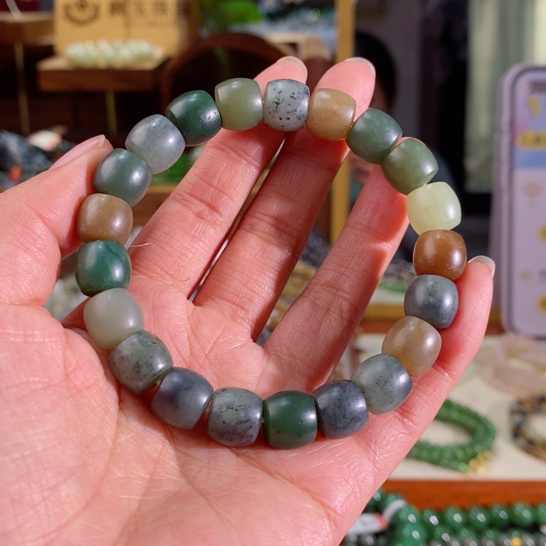 和田玉手串多样性拍一发一未镶嵌