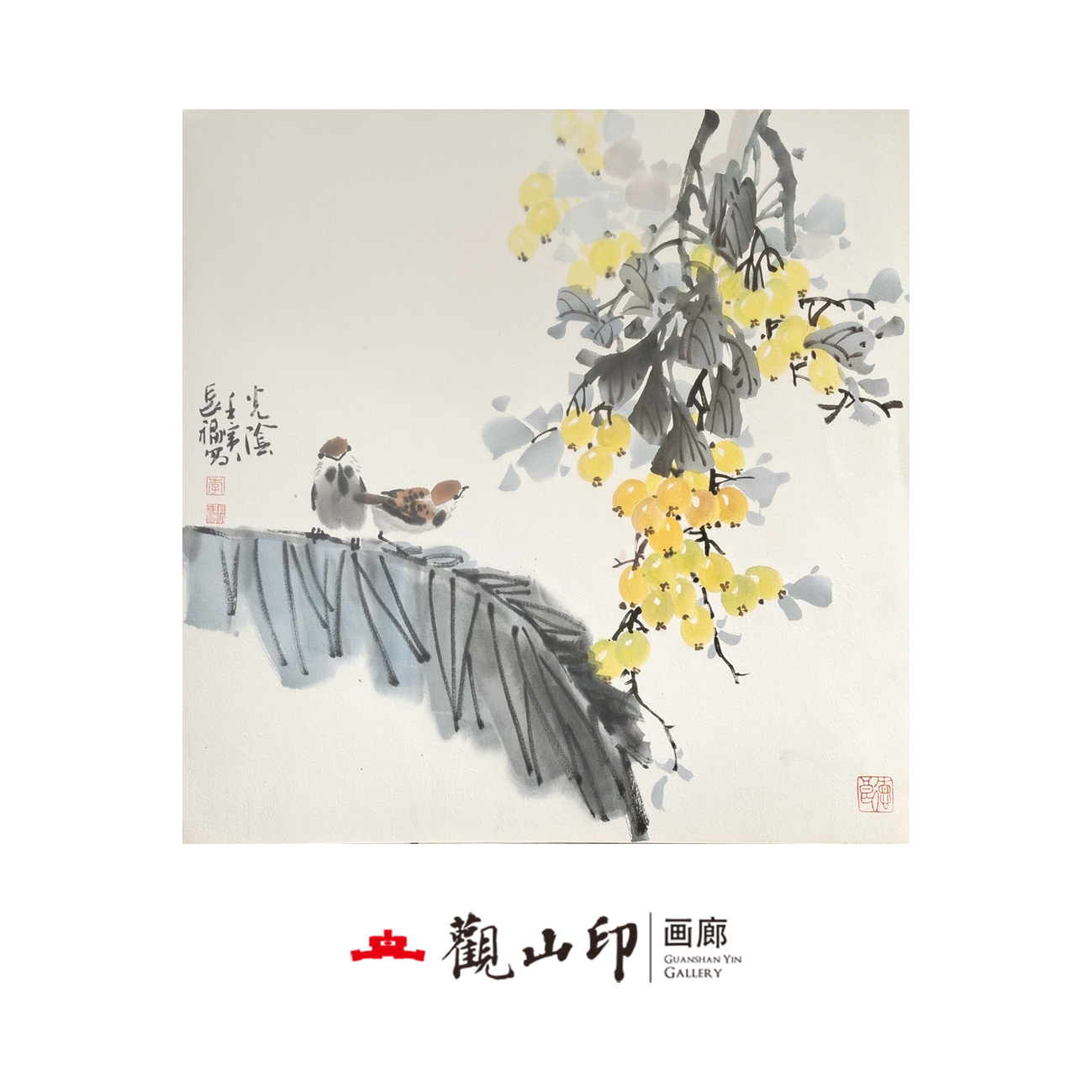 李长福-原创手绘国画50x50cm作品-7106