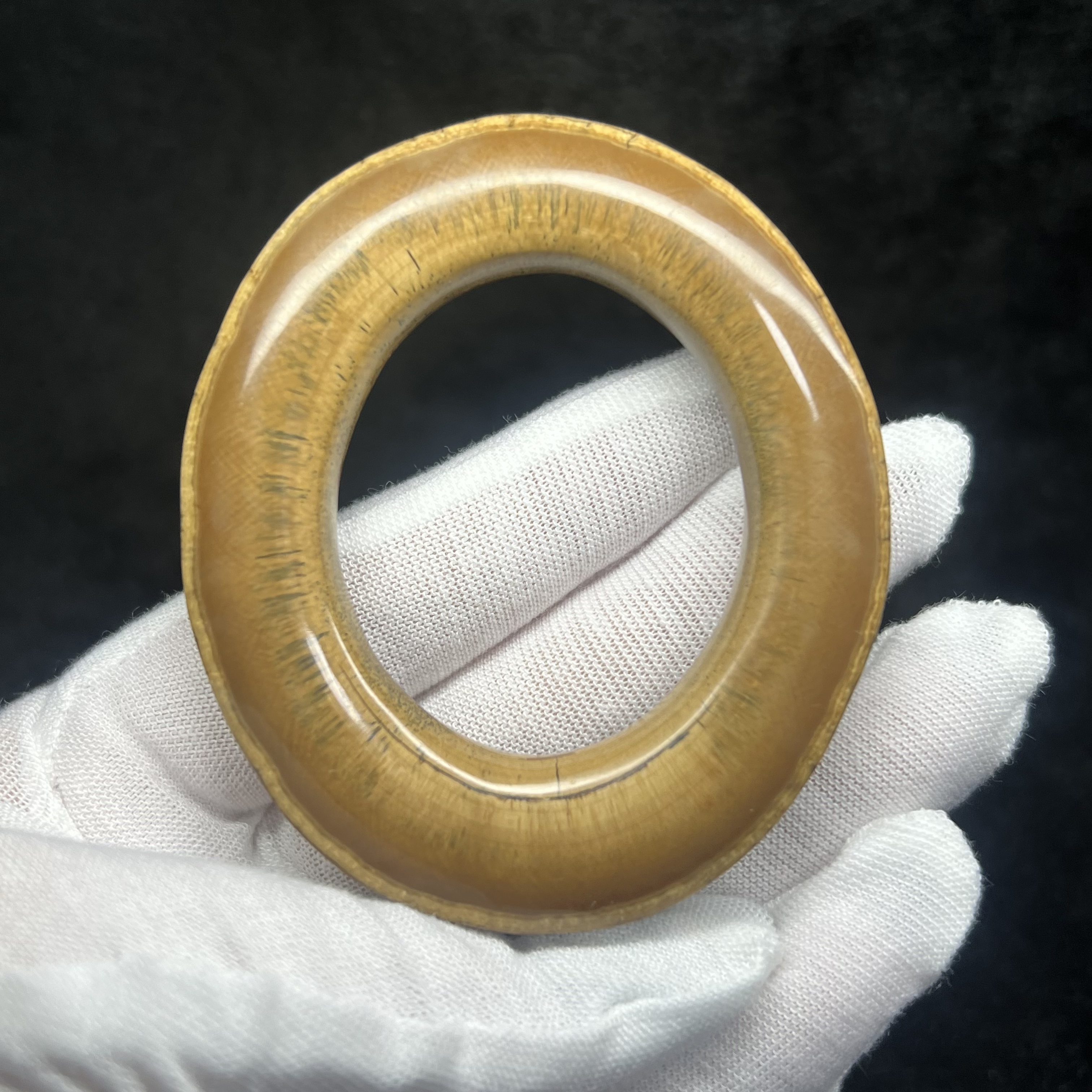 A0036-39咖料圈子猛犸牙工艺品