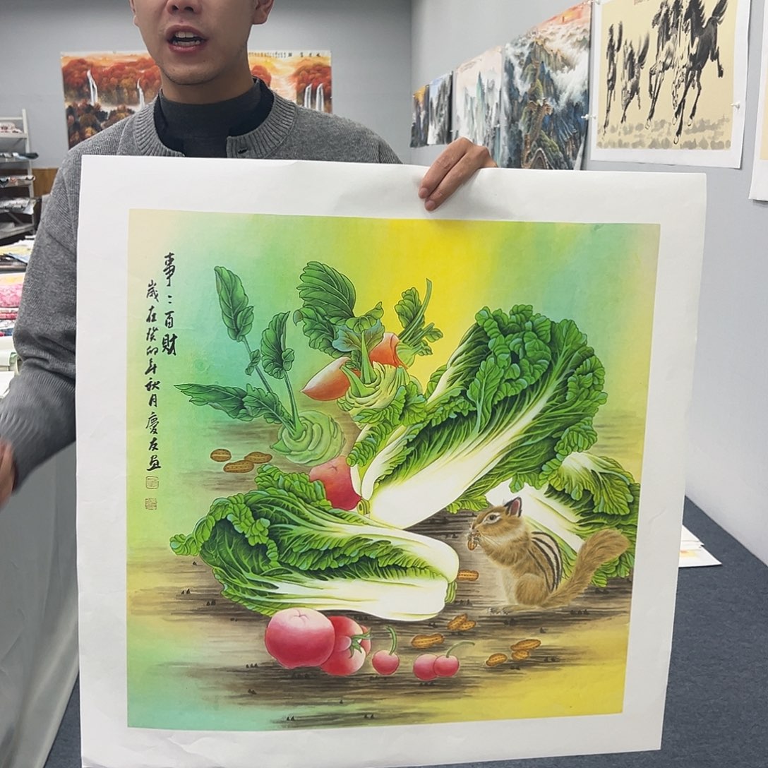 国画国画作品纯手绘