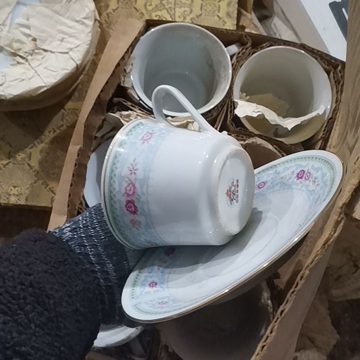 摆件，烧制问题都是正常。3号六杯六碟