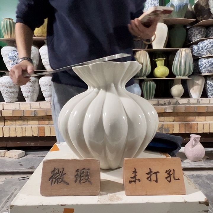 景德镇陶瓷花瓶工厂微瑕