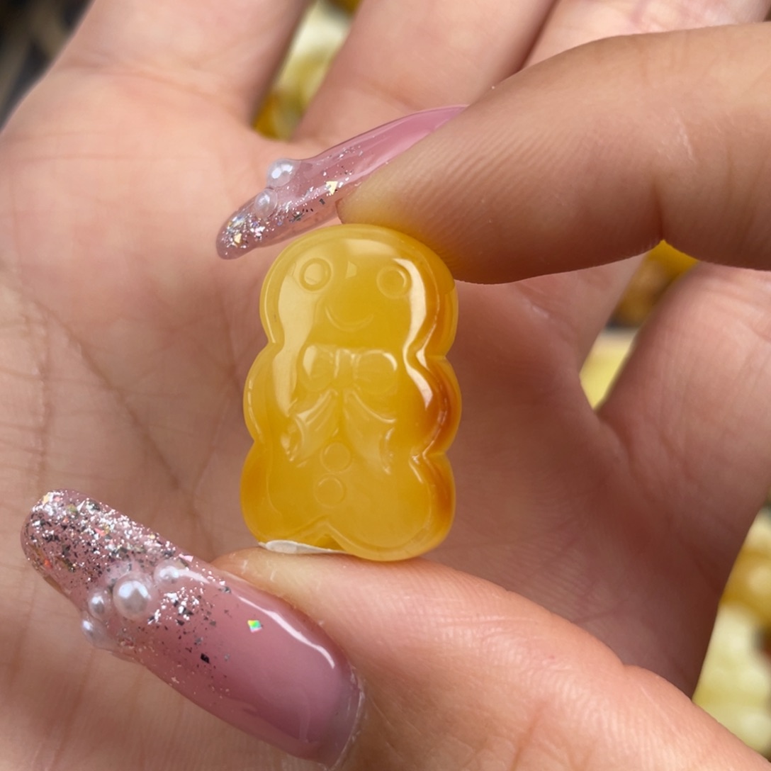 琥珀裸石未镶嵌蜜蜡