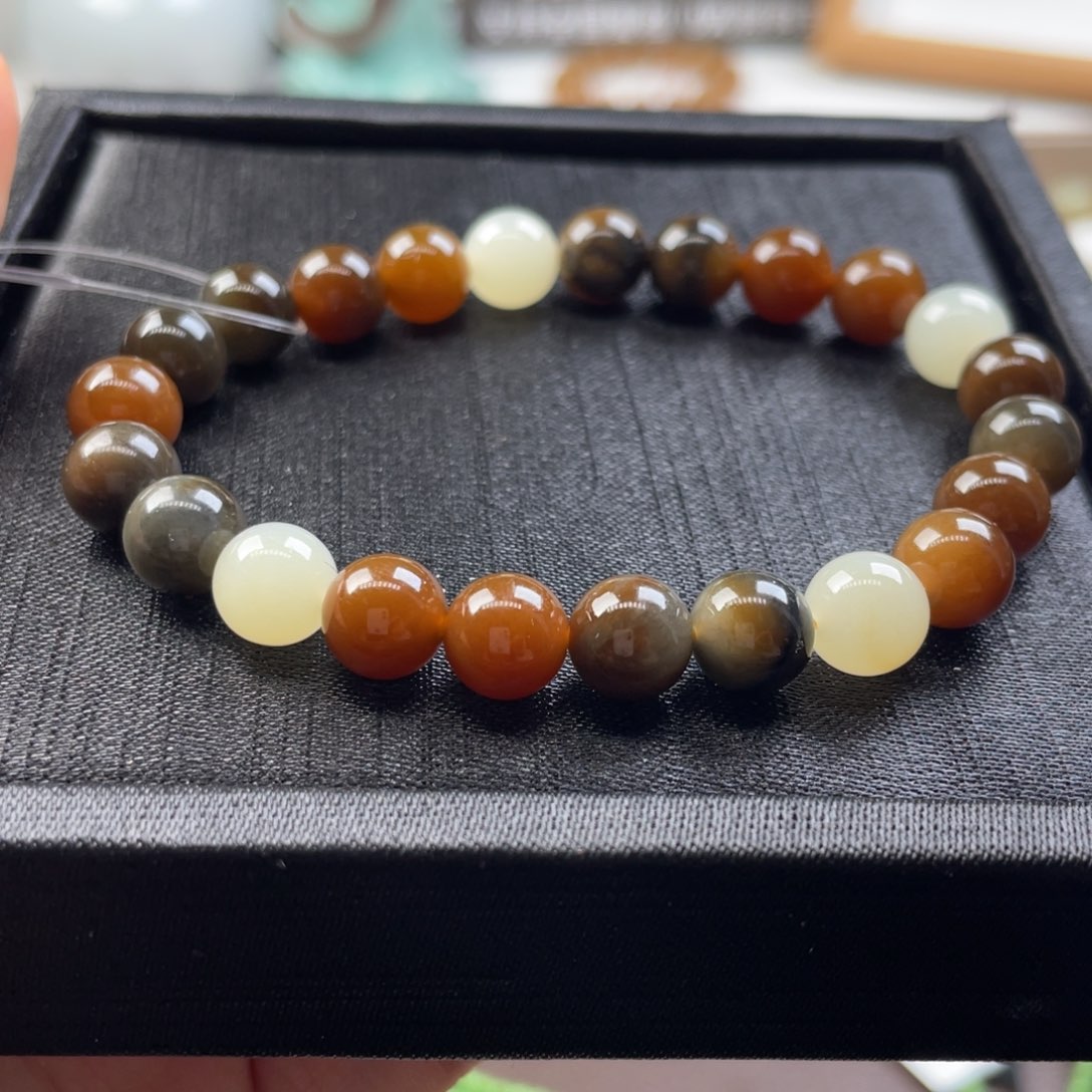 和田玉手串未镶嵌