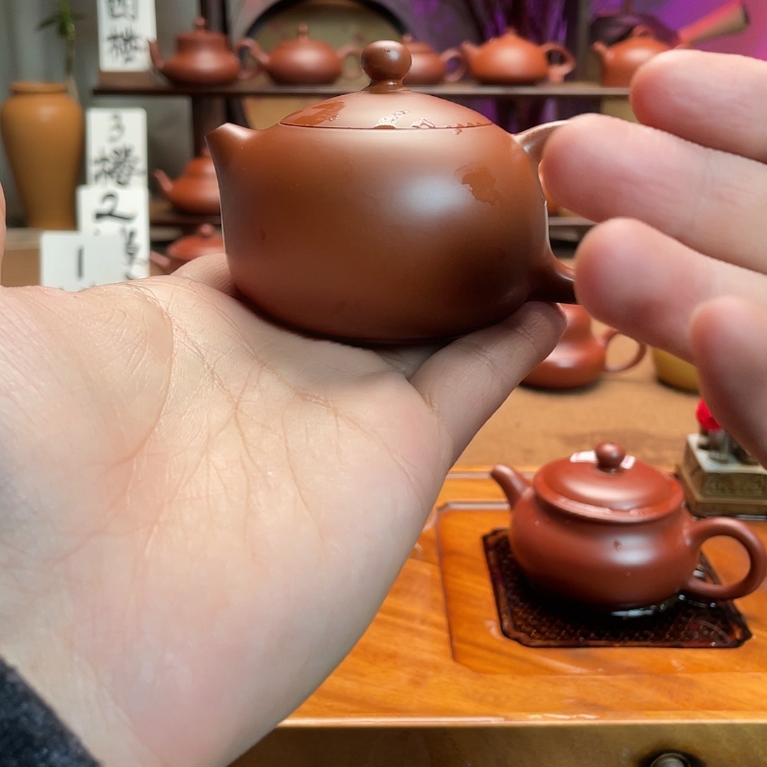 紫砂茶壶墨**斋西施105cc手拉壶