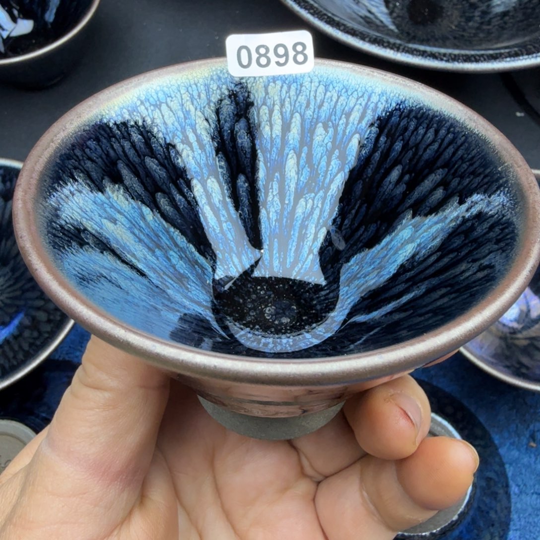 茶盏秦国凤百花斗笠898