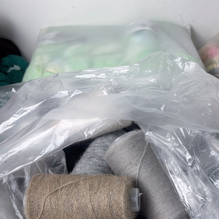 羊毛马海毛花包25个131