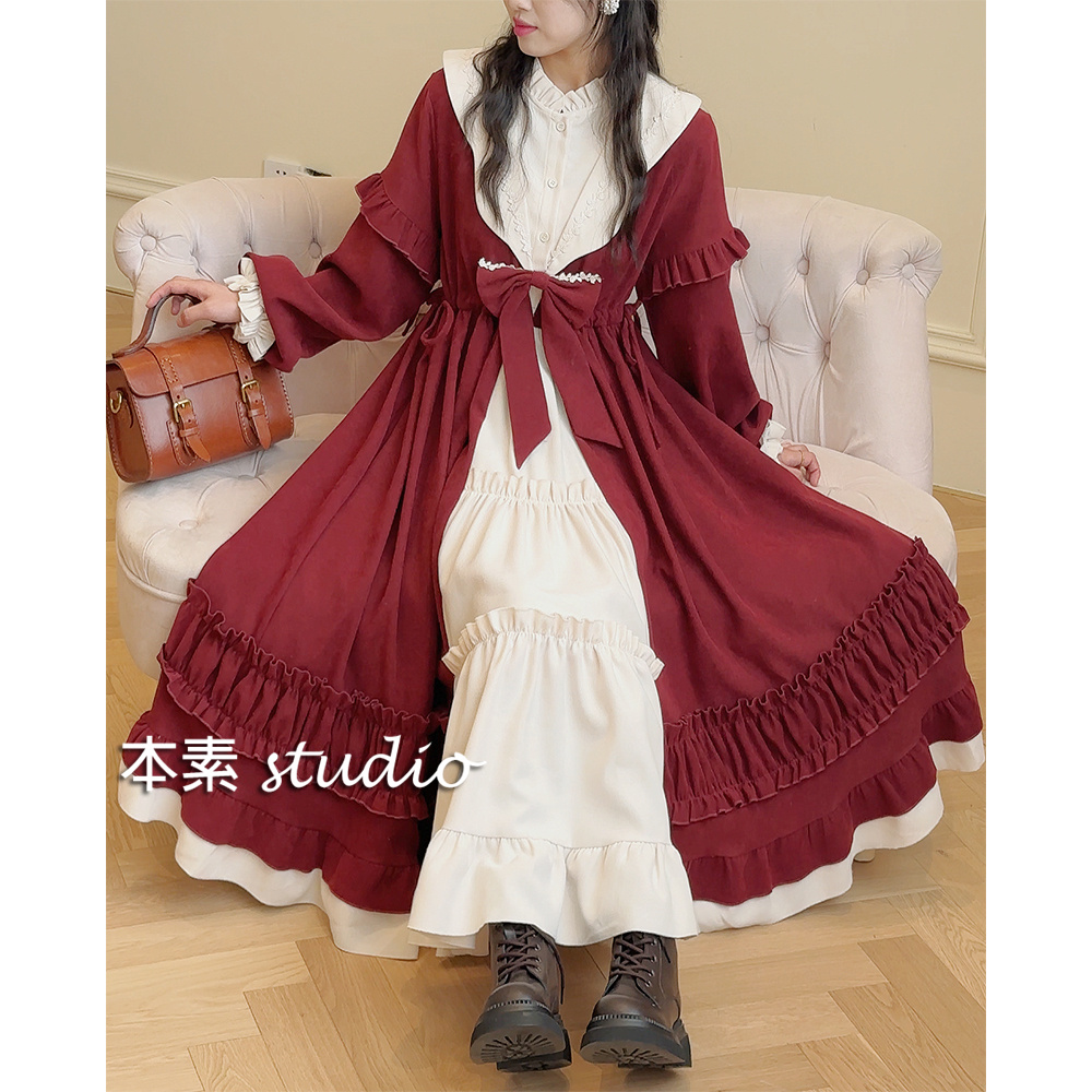 1月13日宽松连衣裙显瘦气质娃娃领夏季小清新