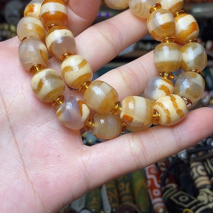 玛瑙/玉髓未镶嵌手链发一条