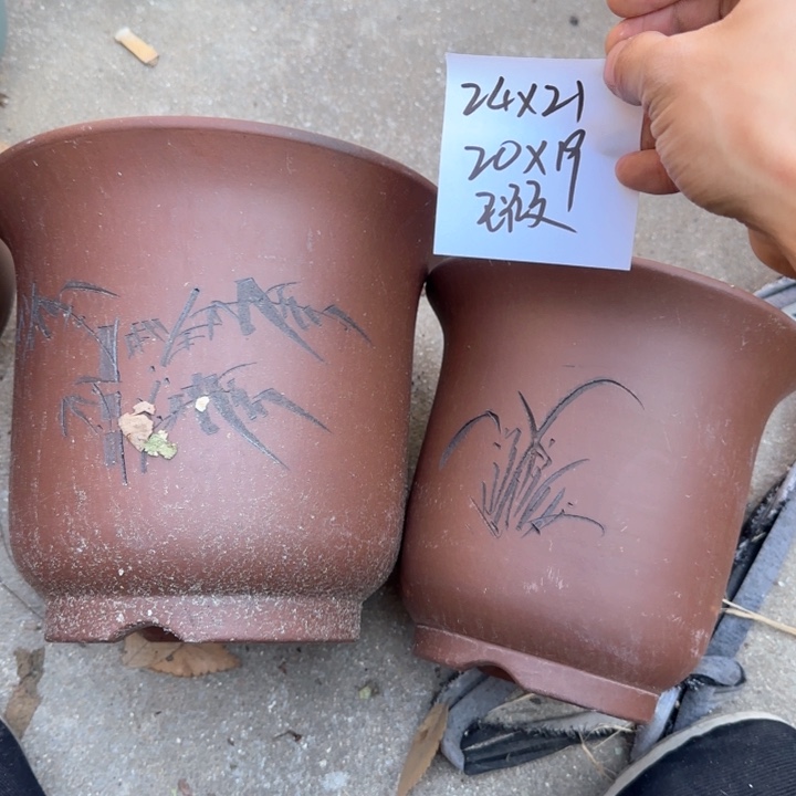 紫砂花盆特价清仓