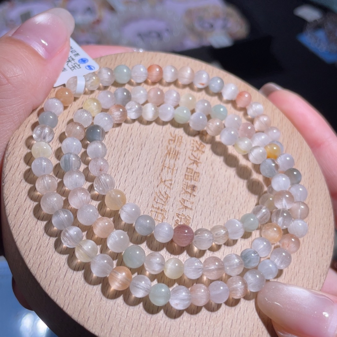 水晶手串未镶嵌193 号多样性发一 E 5mm+