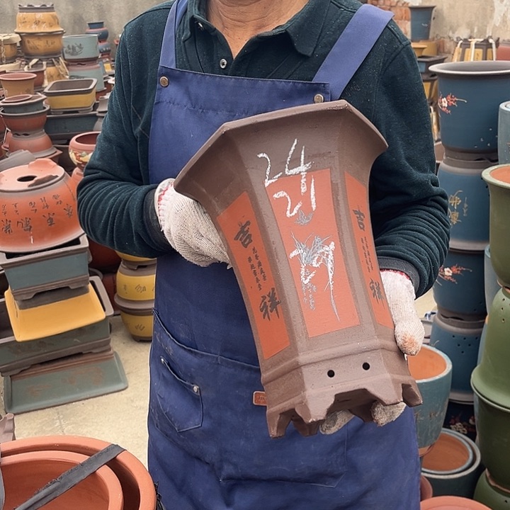 紫砂紫砂花盆是指