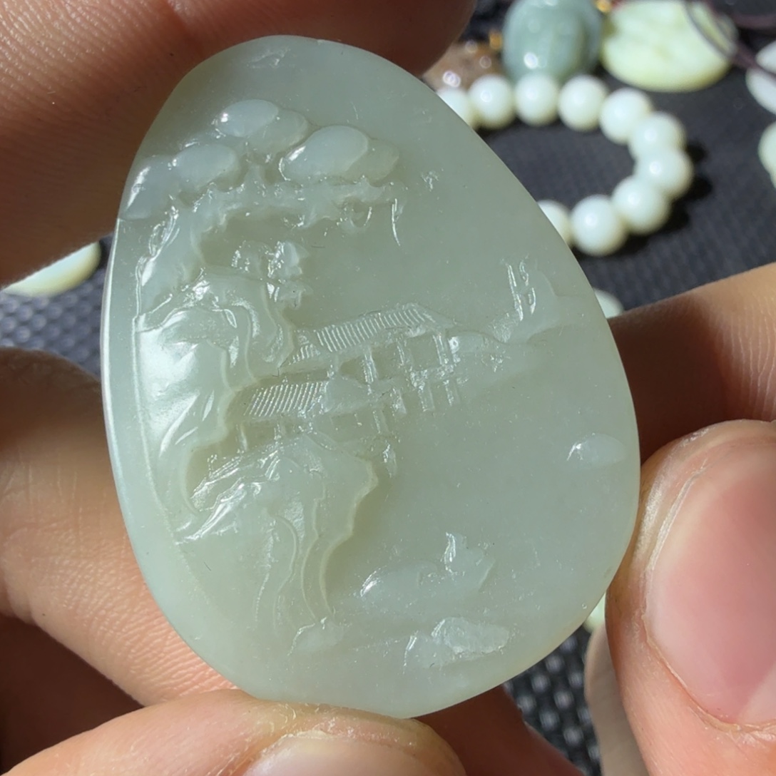 和田玉未镶嵌手链