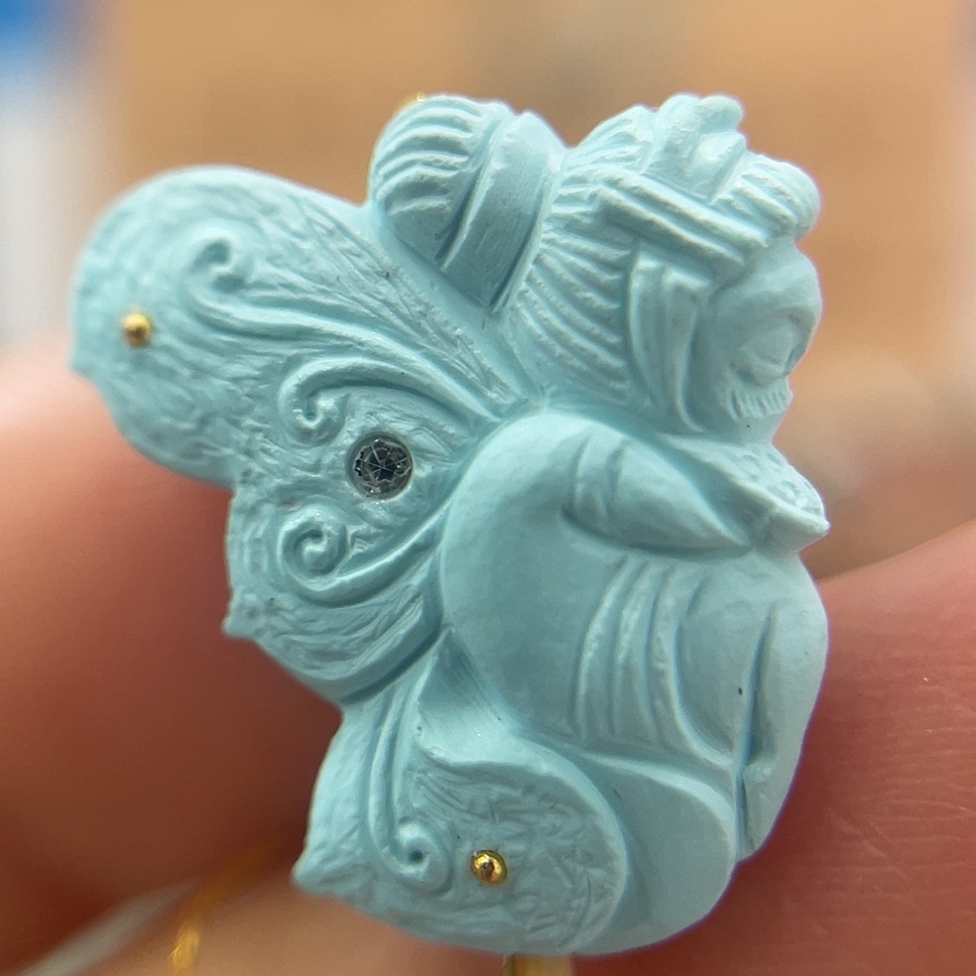 绿松石未镶嵌珠宝奇石