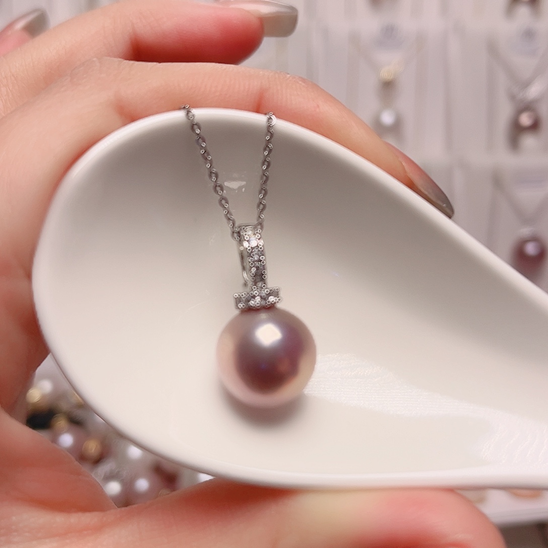 未镶嵌淡水珍珠吊坠(赠链)