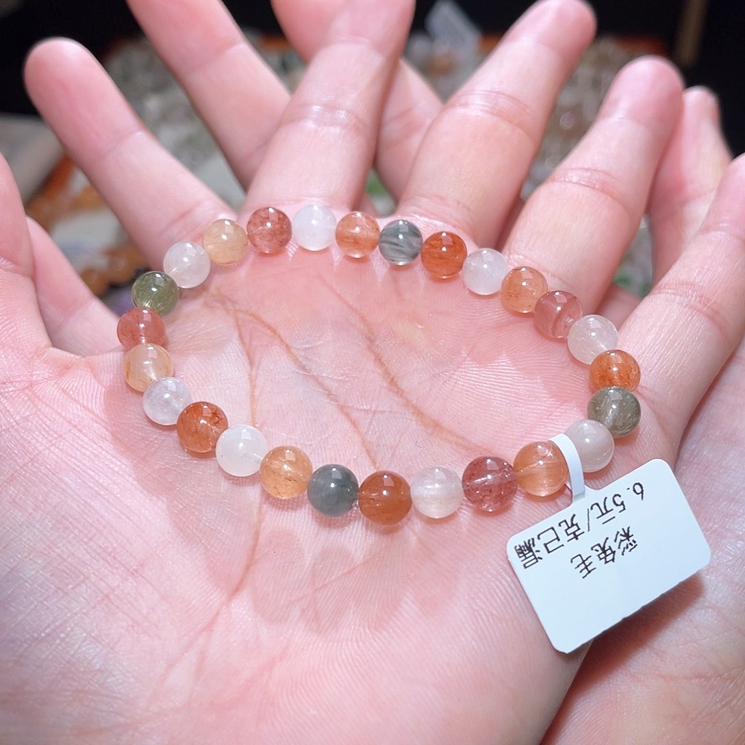 水晶手链未镶嵌292号多样性发一  7+