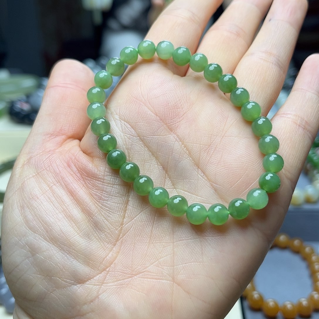 和田玉手链未镶嵌