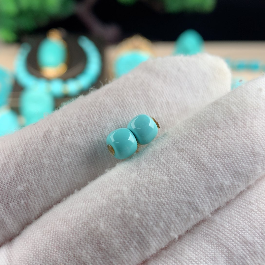 【闪购商品】绿松石配珠卡5.5未镶嵌