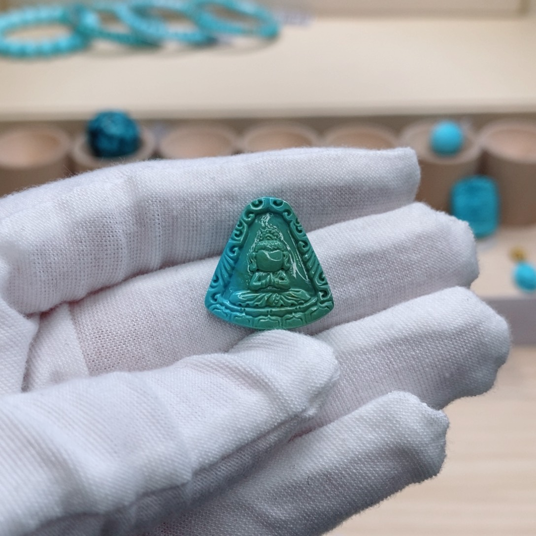 绿松石珠宝奇石未镶嵌