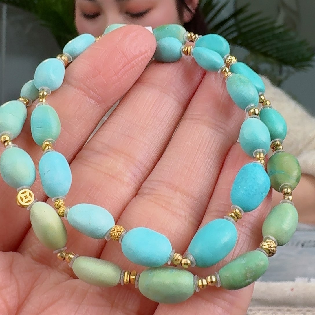 绿松石珠宝奇石未镶嵌