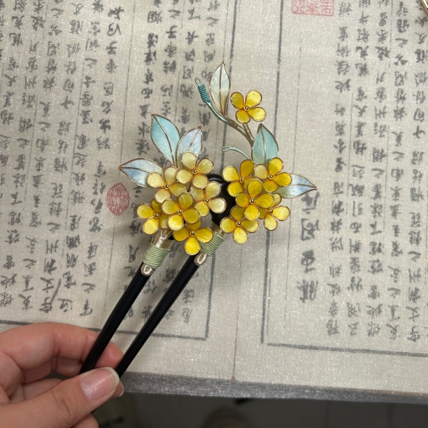 【橘月十三】桂花系列发簪