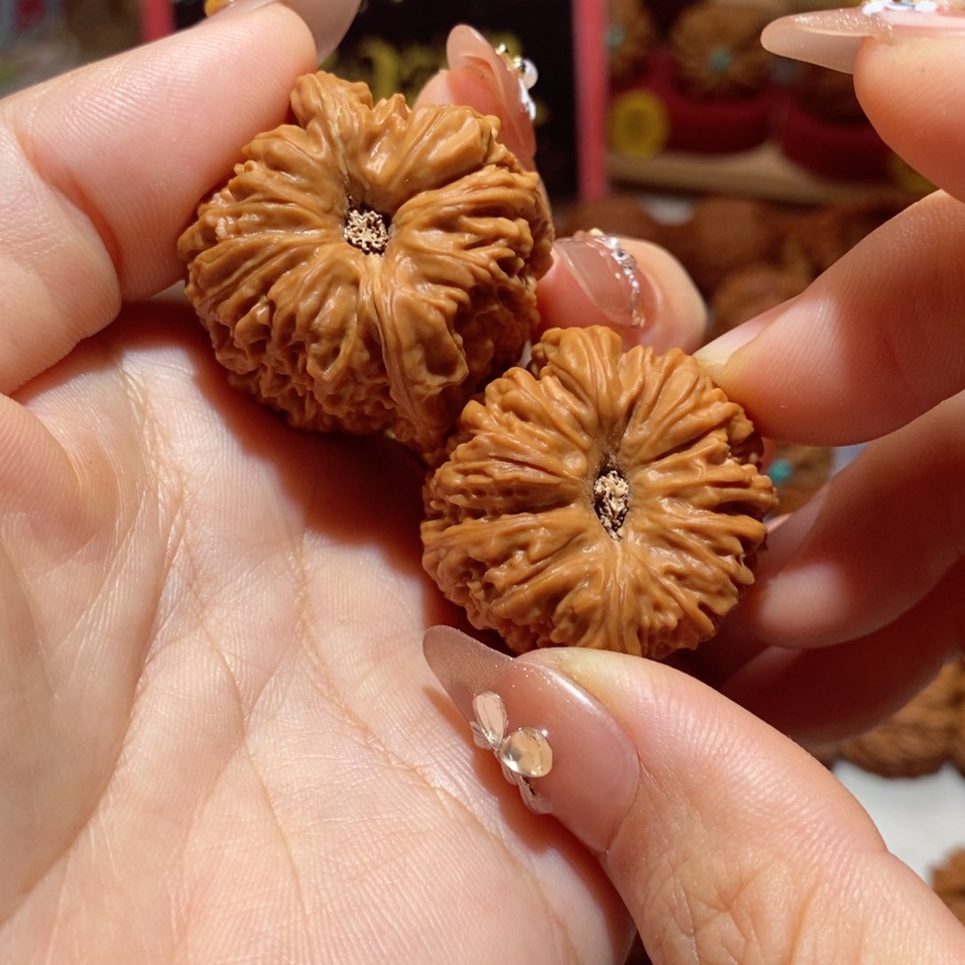 文玩核桃把件36尺全品凹底南疆