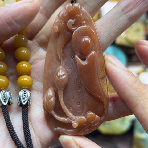 岫玉挂件未镶嵌挂件