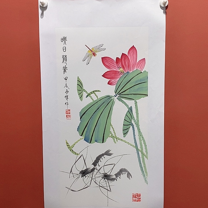 国画冯伟老师手绘国画作品音浩