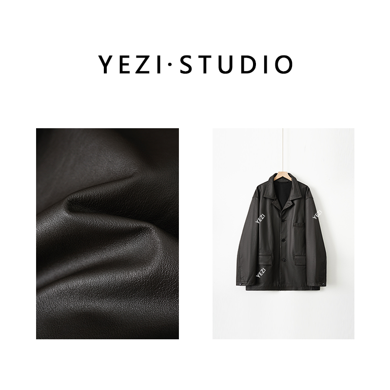 叶子定制【巴黎时装周-大表姐】大表姐同款无涂层皮衣24491103-11/9