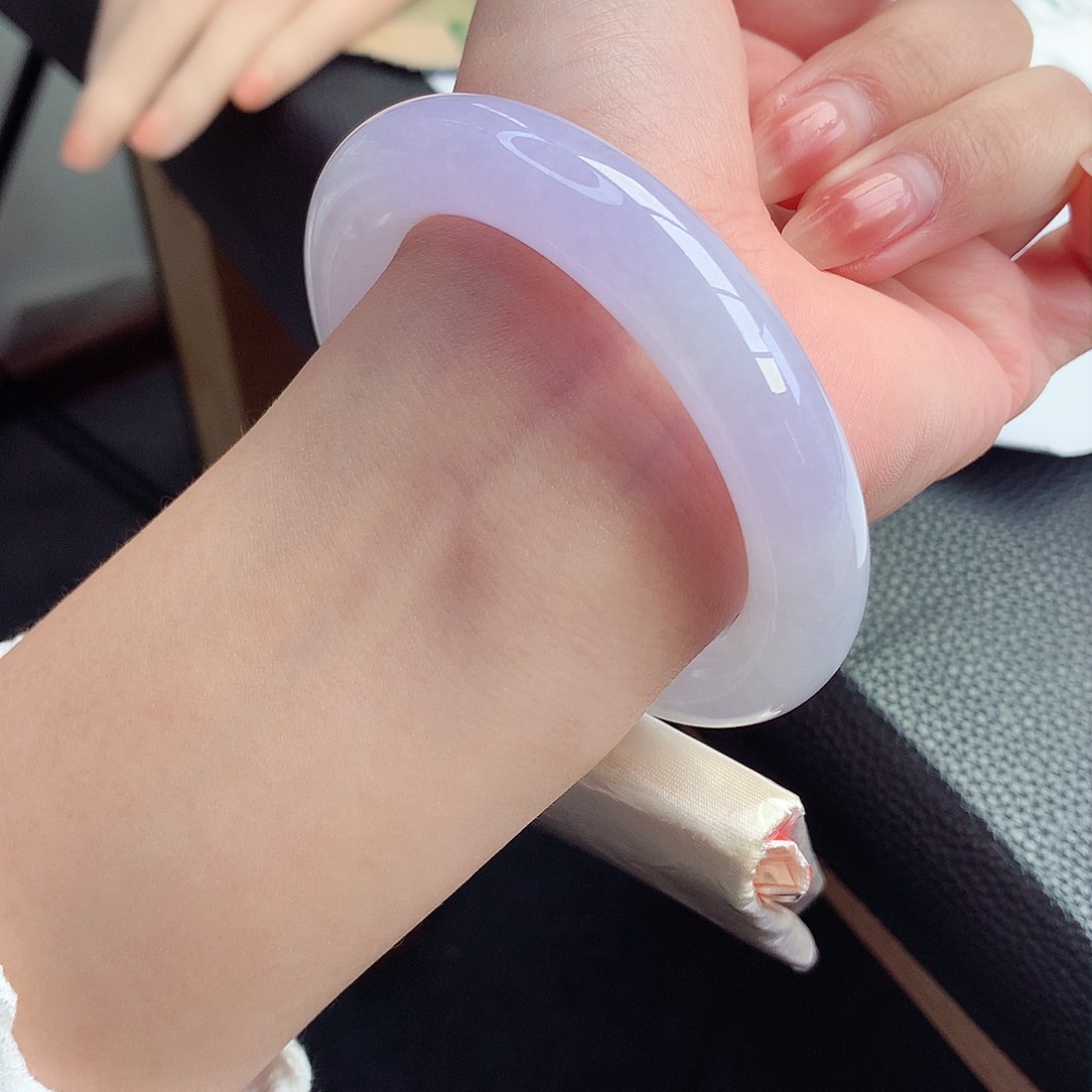 翡翠手镯未镶嵌天然A货翡翠55/56