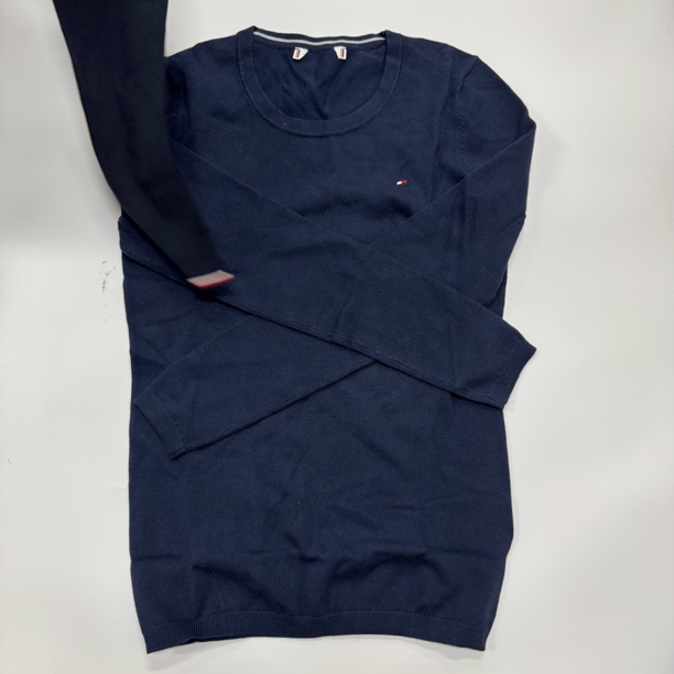 全新未使用 TOMMY HILFIGER 针织 圆领 蓝色 2666