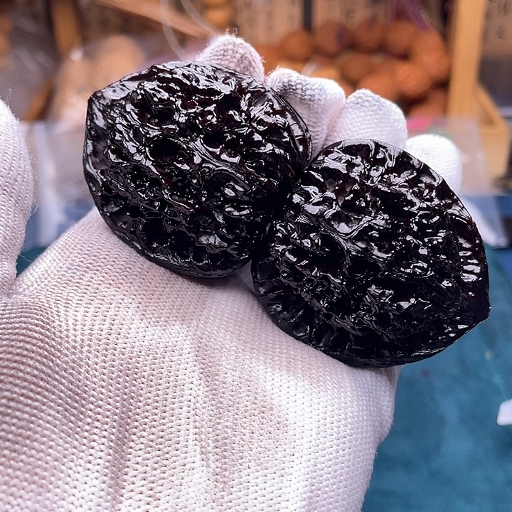 文玩核桃把件官帽