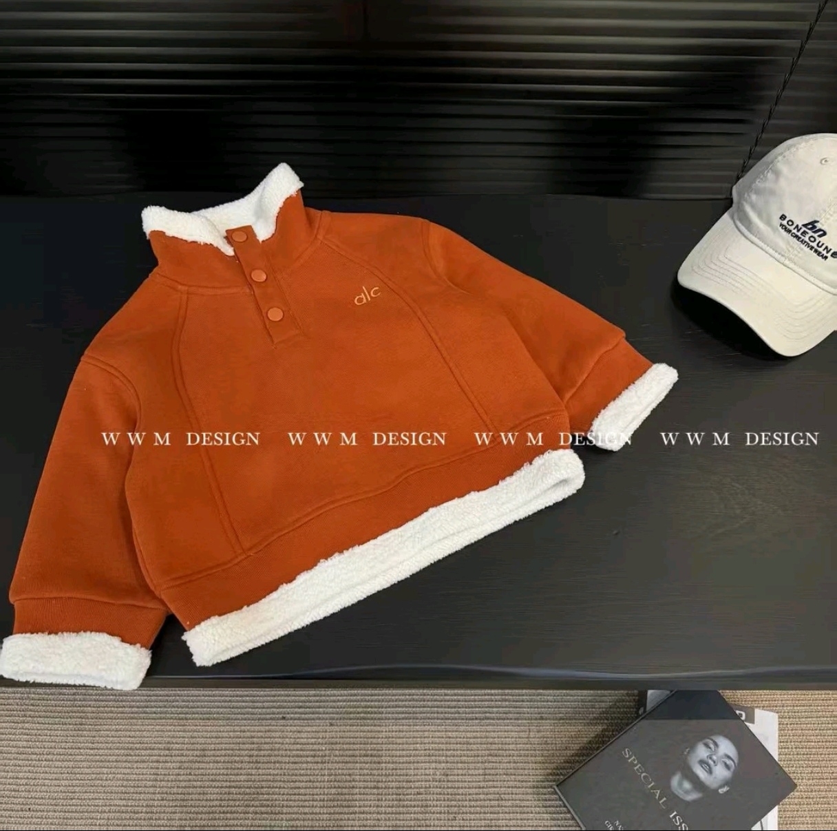 【现货】【文文妈冬季加绒加厚保暖休闲风男女童卫衣加厚上衣百搭